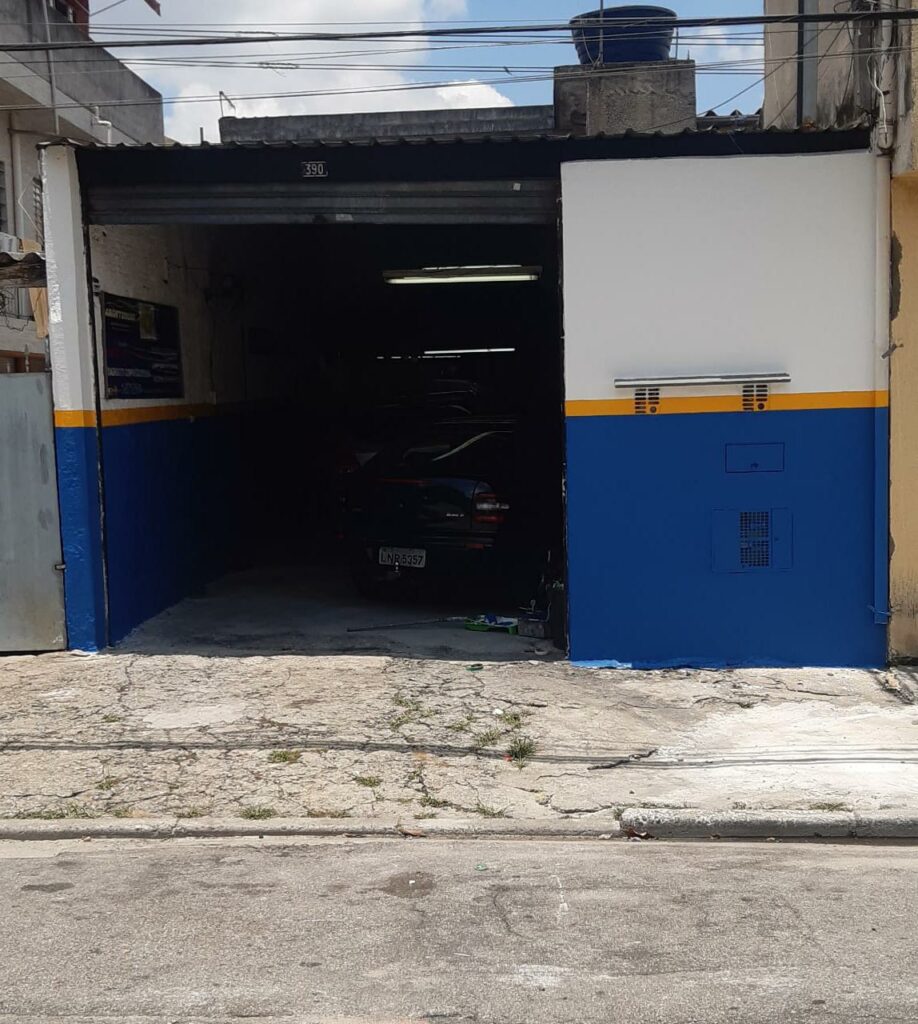 frente da oficina Arantescar - Especializada em Injeção Eletrônica em São Paulo